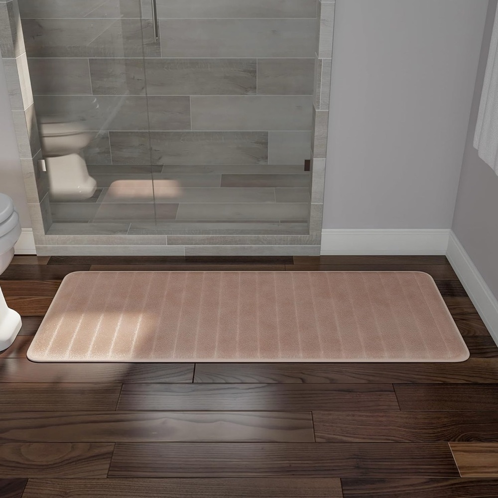 Luxurious Tan Bath Mat